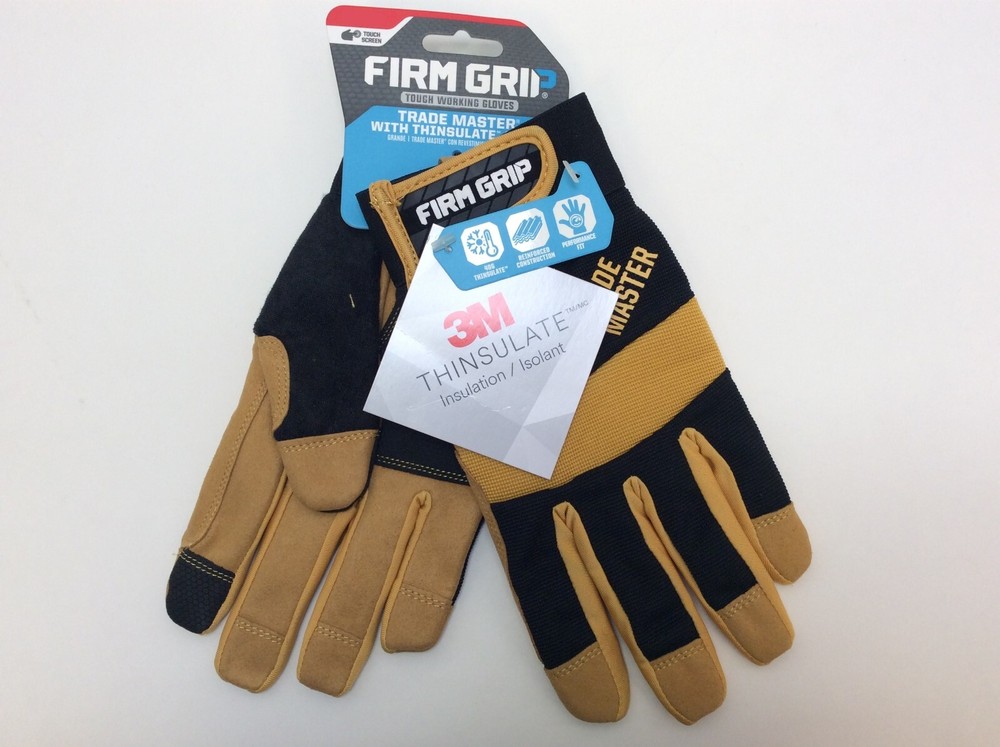 Firm Grip TradeMaster Gloves With Thinsulate Liner, Touch Screen, Tough Gloves