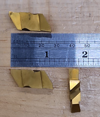 Kennametal NG4250R Top Notch .250″ Carbide Grooving Inserts Grade Unknown QTY 5