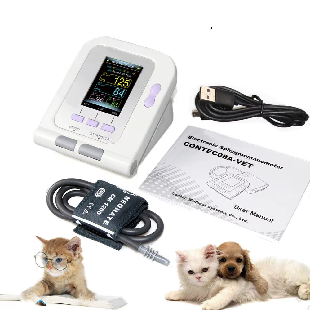 CONTEC08A-VET Animal Blood Pressure Monitor 2.8 Color LCD Veterinary Digital Ani