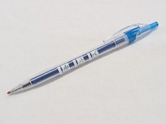 30 Misprint Click Pens JAVALINA UPCYCLE Hub Pen Lot RECYCLED PLASTIC Blk Gel Ink