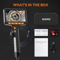 BestPrice! 2-Way 360° Endoscope W/Light Industrial Articulating Borescope Camera