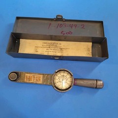 VTG US ARMY, Apco Mossberg Torque Wrench, W/ Broken Drive, J McKerns On Label