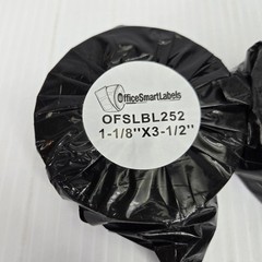Thermal Shipping Labels OFSLBL252 1-1/8″x3-1/2″ OfficeSmart Roll New Lot Of 2