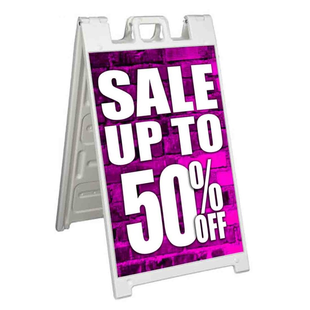 SALE UP TO 50 % OFF Signicade 24×36 Aframe Sidewalk Sign Banner Decal