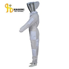 Full Ventilated Beekeeping String Protective Suit 3 Layers Fencing Veil White