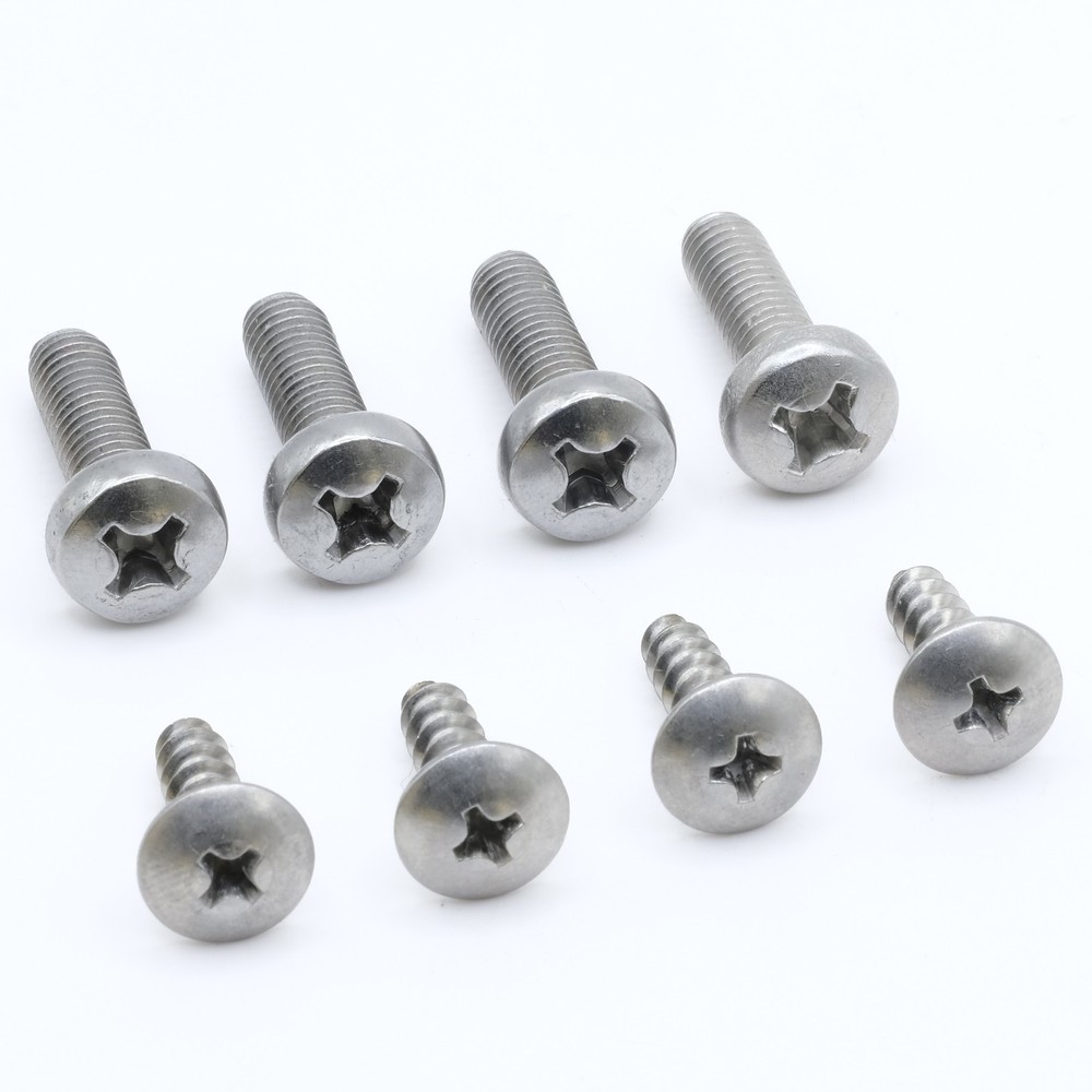 Stainless Screws for Honda CR-V License Plates (Set of 8, Silver)