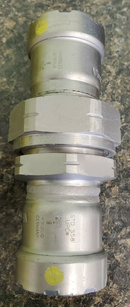 Viega 25711 Megapress G Pipe Union, 1” X 1” P1 X P2 Megapressg Qty 1
