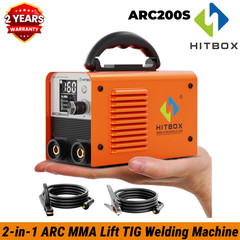 NEW HITBOX 2-in-1 200A Stick Welder 110V ARC MMA Lift TIG Welding Machine