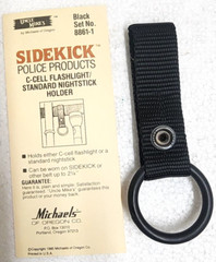 12) PACK!!! Uncle Mike’s C-Cell Flash Light Black Holder/Baton Holder 8861-1 New