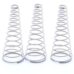 304Stainless Steel Coil Springs,Conical Cone Compression Spring Wire Dia 0.4-2mm