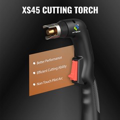 HITBOX 45A Plasma Cutter – 110/220V Non-Touch Non-HF Pilot Arc，LED Display USA