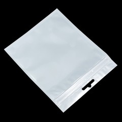 White Clear Plastic for Zip Retail Pearl Lock Packaging Hang Bags Accessories