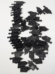 NEW MIXED LOT EATON / PHOENIX CONTACT DIN RAIL TERMINAL BLOCKS + END COVERS