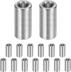 15PCS M6 304 Stainless Steel Spacers 5Mm ID X 10Mm OD X 6Mm L Metal Screw Stando