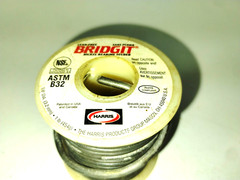 Harris BRIDGIT Nickel-Bearing Solder, Used, 13.9 Oz Total.
