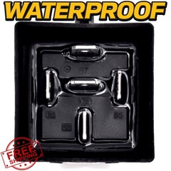 HD Switch Waterproof Relay 12VDC LED Indicator 2 Pack