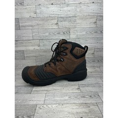 KEEN Utility Troy 6 Waterproof Carbon Toe Work Boots Men Sz 11D Brown 1023396D