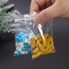 300 PCS Clear Resealable Mini Plastic Bags Assorted Jewelry Storage Bags