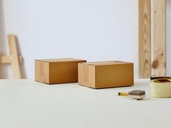 25 Packs Small Shipping Boxes 7X5X4 Inches, Kraft Corrugated Cardboard Boxes,…