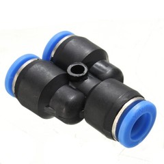 10x Y Union 8mm 5/16″ Splitter Pneumatic Connector Push In Fitting Air Hose A523