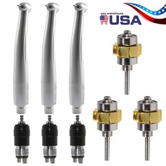 NSK QD-J Style Dental Fast High Speed Handpiece Push Quick Coupler 4Holes tta