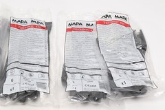 6 Pairs MAPA Technic 420 Professional Light Chemical Neoprene Gloves, Size 6
