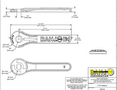 V25153 Banjo Valve Handle For 2″, 3″, & 4″ Full Port Valves