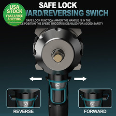 Cordless Impact Wrench Makita 18V 1 2 Brushless High Torque 900 Ft-Lbs 4-Speed