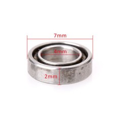 MR74z 4x7x2mm Open Miniature Bearings ball Mini Hand Bearing Spinner 10pcs/Set