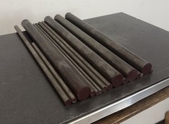 4130 AQ Steel Round Bar Stock 15 Pcs – CNC Lathe Machinable – 11.25 lbs