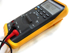 Very Clean Used Fluke 87 TRMS MultiMeter w/ Leads Multimeter Works USA Made