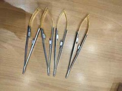 Lot of 4 HU FRIEDY Castroviejo straight Needle Holder 7″ 18cm NH5024