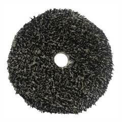 Wizards Products 11601 Cutting Pad, 6-1/2 in Overall Dia, Hook and Loop, Black