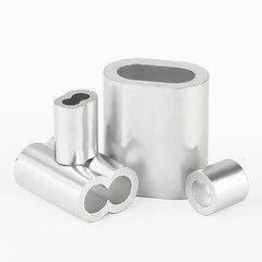 Aluminum Crimping Loop Sleeve 1/64″- 1″, Cable Ferrule Wire Rope Sleeves