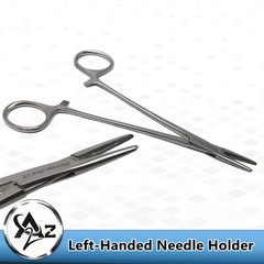 Left Handed Needle Holder Mayo Hegar 6″ Driver Suture Dental Surgical Veterinary
