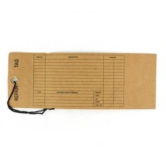 Cardboard 9.5 x 3.5 Inch Repair Maintenance Tags, Brown, (50/Box) – RP1082