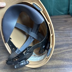 MSA Tan V Gard Construction Safety HARD HAT 4 PT Ratchet Suspension Medium