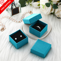 Yinkin 72 Pcs Jewelry Ring Gift Boxes Bulk 2 x 2 x 2 x 2 x 1.2 inches, Indigo