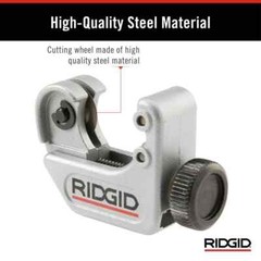 Pipe Tubing Cutter Multi-Material 3/16 in. to 15/16 inch Lightweight Metal Small