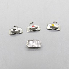 4 Pc Dental Buccal Tube Bondable Orthodontics Non-Convertible 1st Molar Roth 018