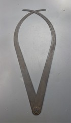 Vintage Unmarked Outside Caliper 19” Large Steel Heavy DutyOld Tool