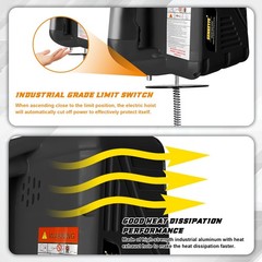 Electric Portable Hoist Winch 1100LBS