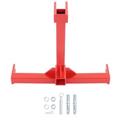 3 Point 2″ Receiver Trailer Tow Hitch Category 1 Tractor Drawbar Attachment