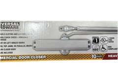 UH4031 Universal Hardware Commercial Door Closer HD Aluminum Size 1-5 New in box