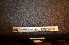 Edmund Scientific Co.Fiberscope W/Case INV=32192