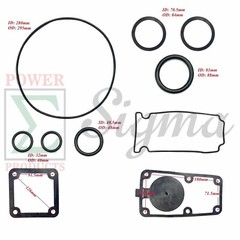 Gasket Mechanical Seal Kit For NorthStar 3″IN Trash Pump 21000GPH 240cc 106130