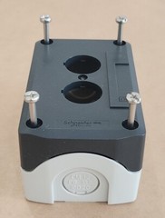 *BRAND NEW* Schneider Electric XALD02H7 Grey Control Box 2 Holes + Warranty!