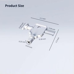 KLIVYA 3-in-1 Replacement Key(Cintas Dispenser Key/59002 Key/7749-18 White