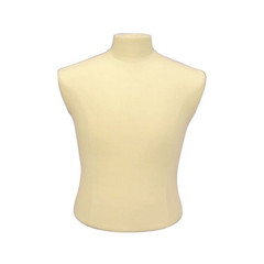 Adult Men’s Torso Shirt Dress Form Mannequin Torso with Round Metal Base