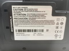 Motorola PMPN4283A Impres 2 6-Bay Charger W/ Display Module No AC Adapter